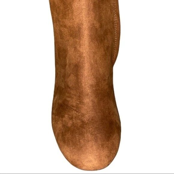 Kenneth Cole Reaction Womens Corie Lace Knee High Boots Tobacco Brown Size 8.5M - Picture 6 of 8